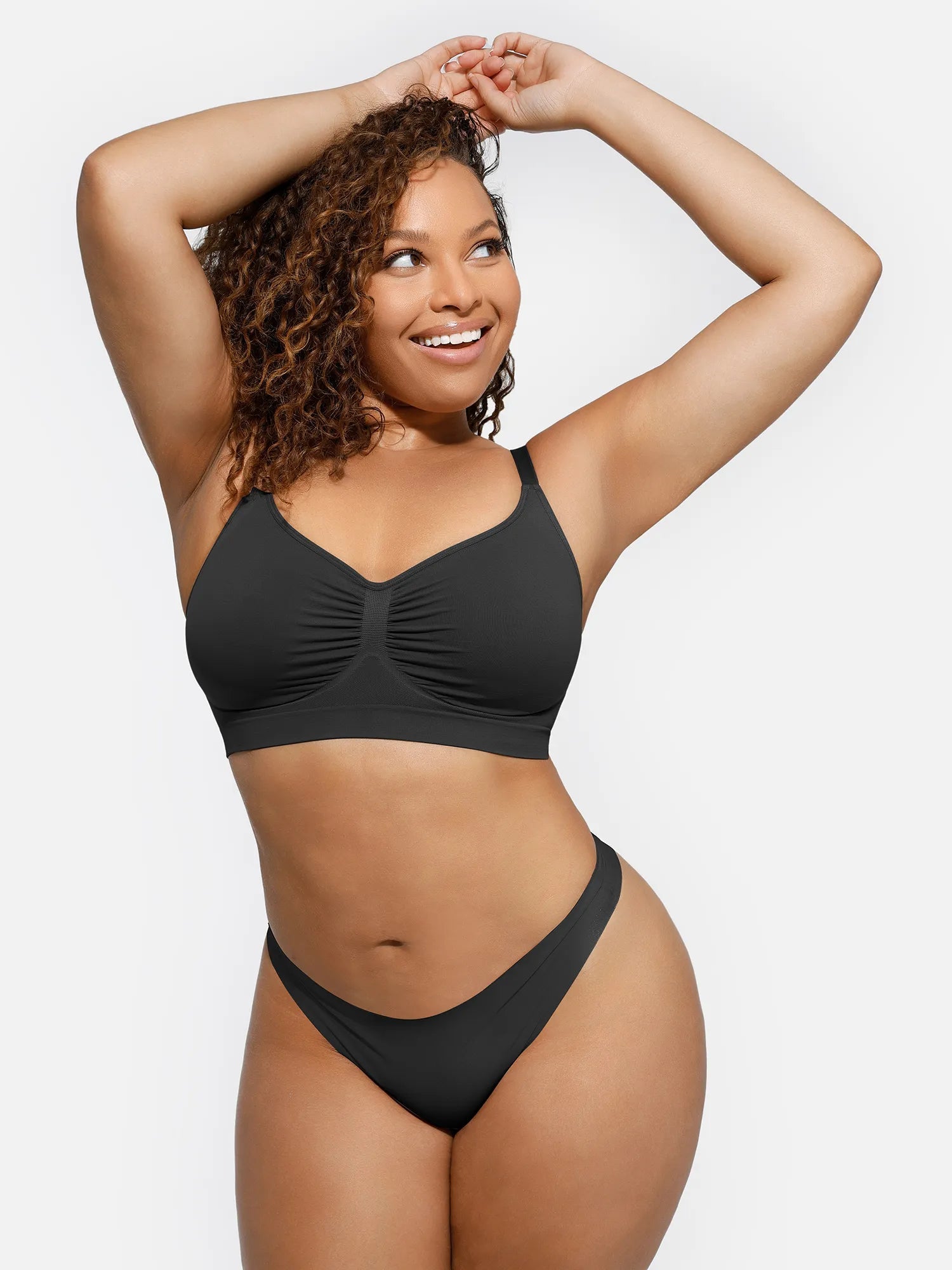 Feelingirl Everyday Wireless Bra Unlined Soft Bra
