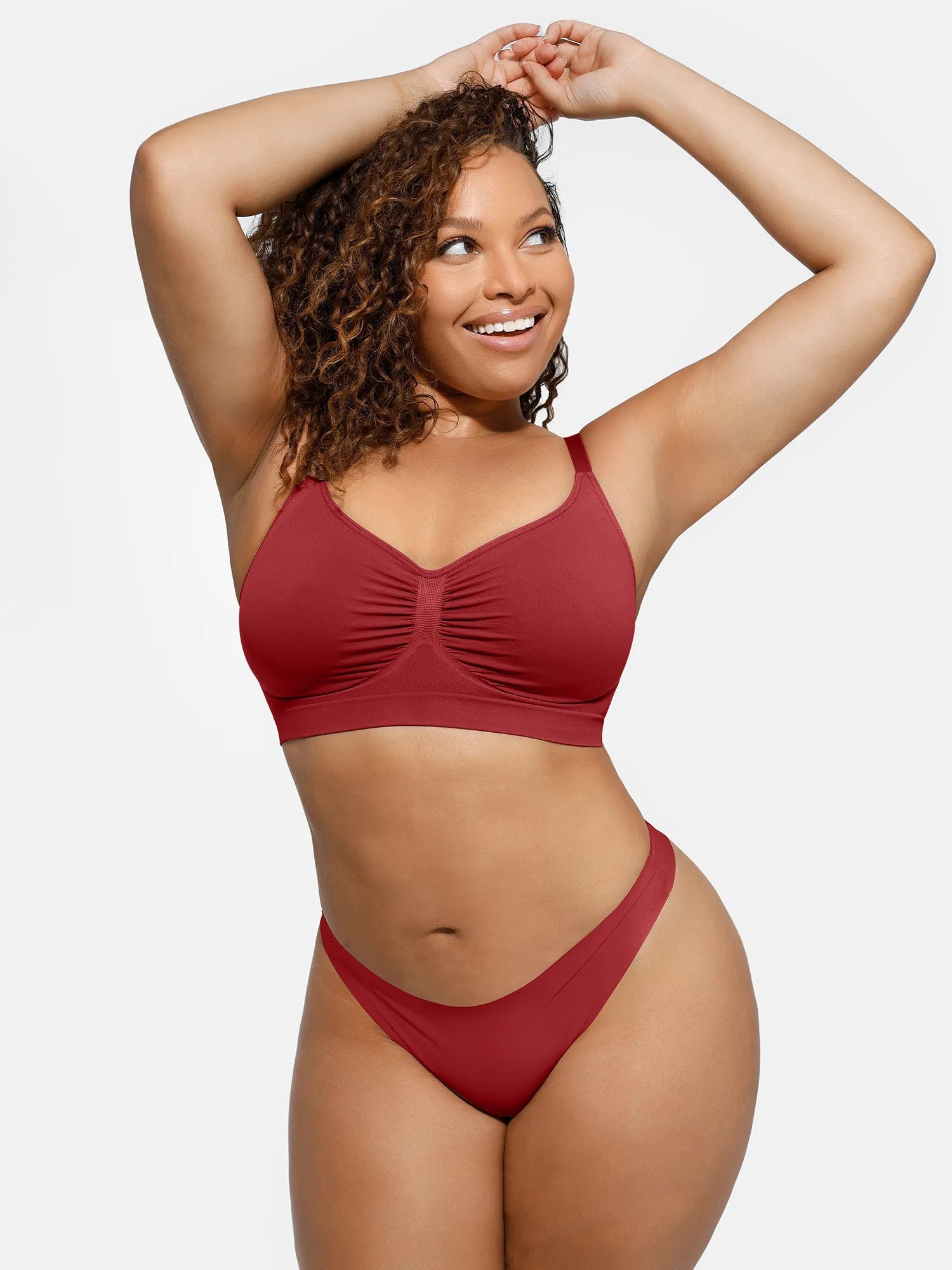 Feelingirl Everyday Wireless Bra Unlined Soft Bra