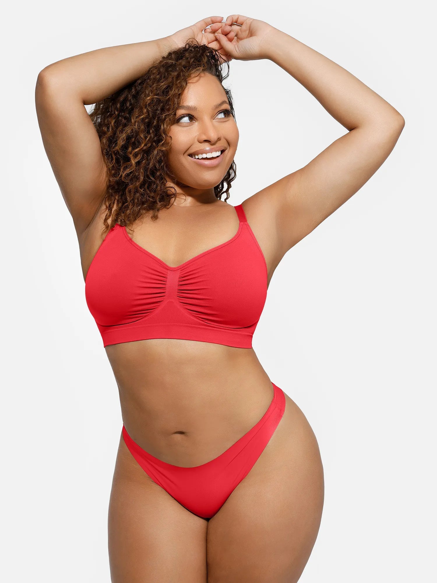 Feelingirl Everyday Wireless Bra Unlined Soft Bra