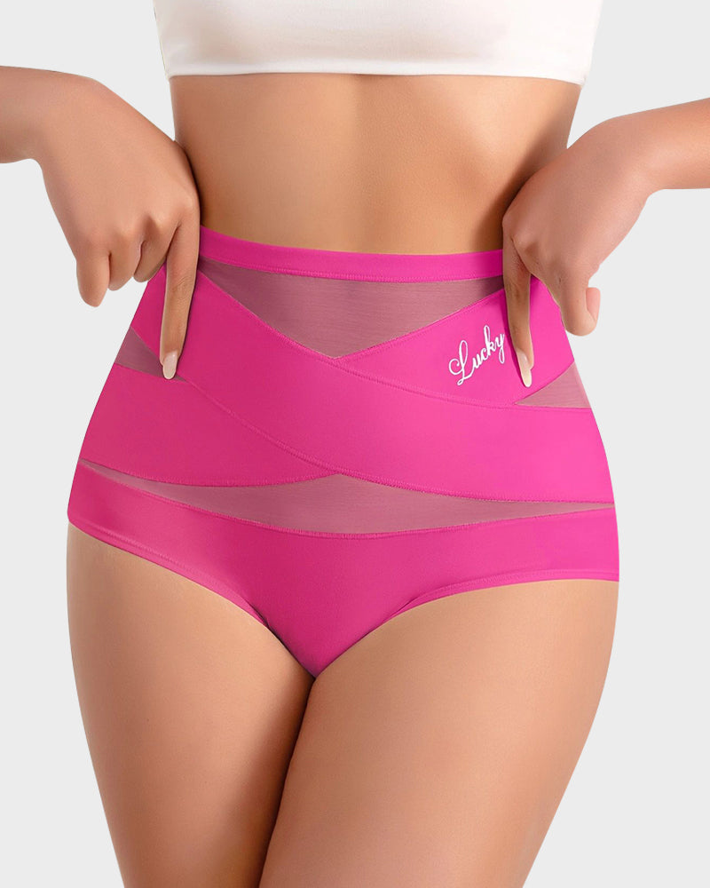 High-Waist Tummy Control Seamless Shaping Panties (4 Pack)
