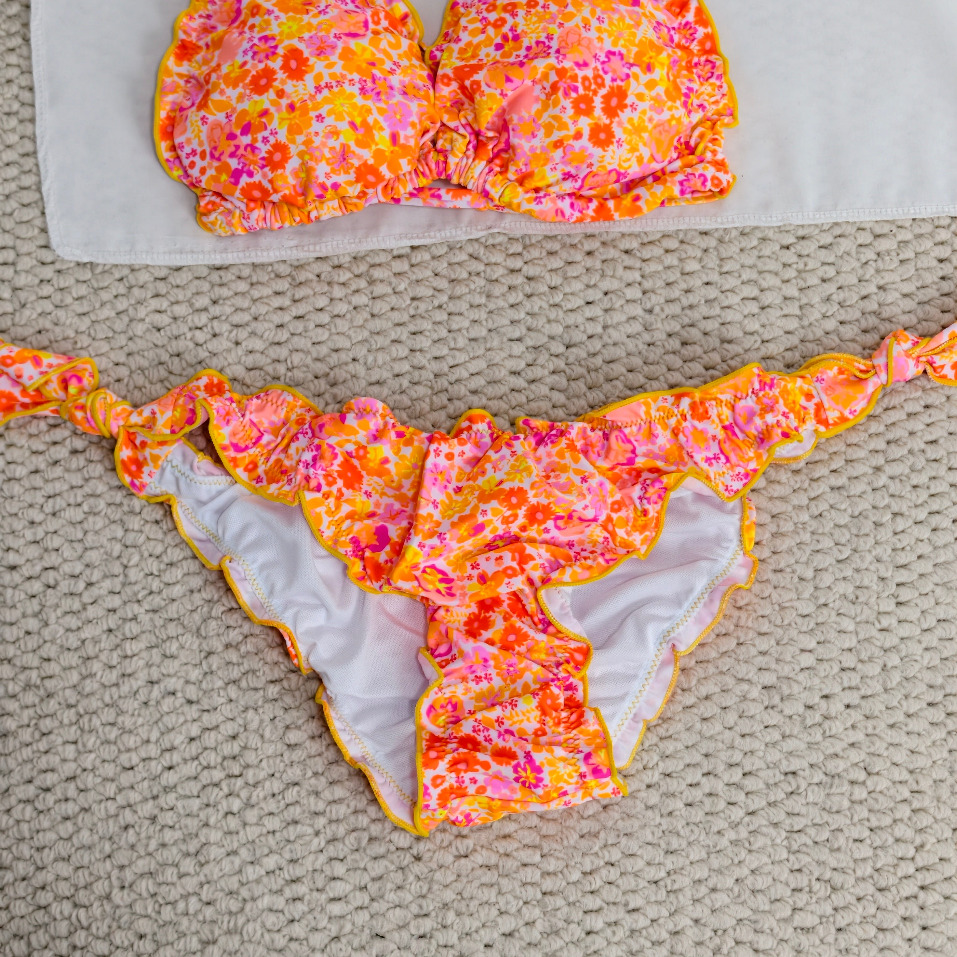 Floral swimsuit two-piece swimsuit