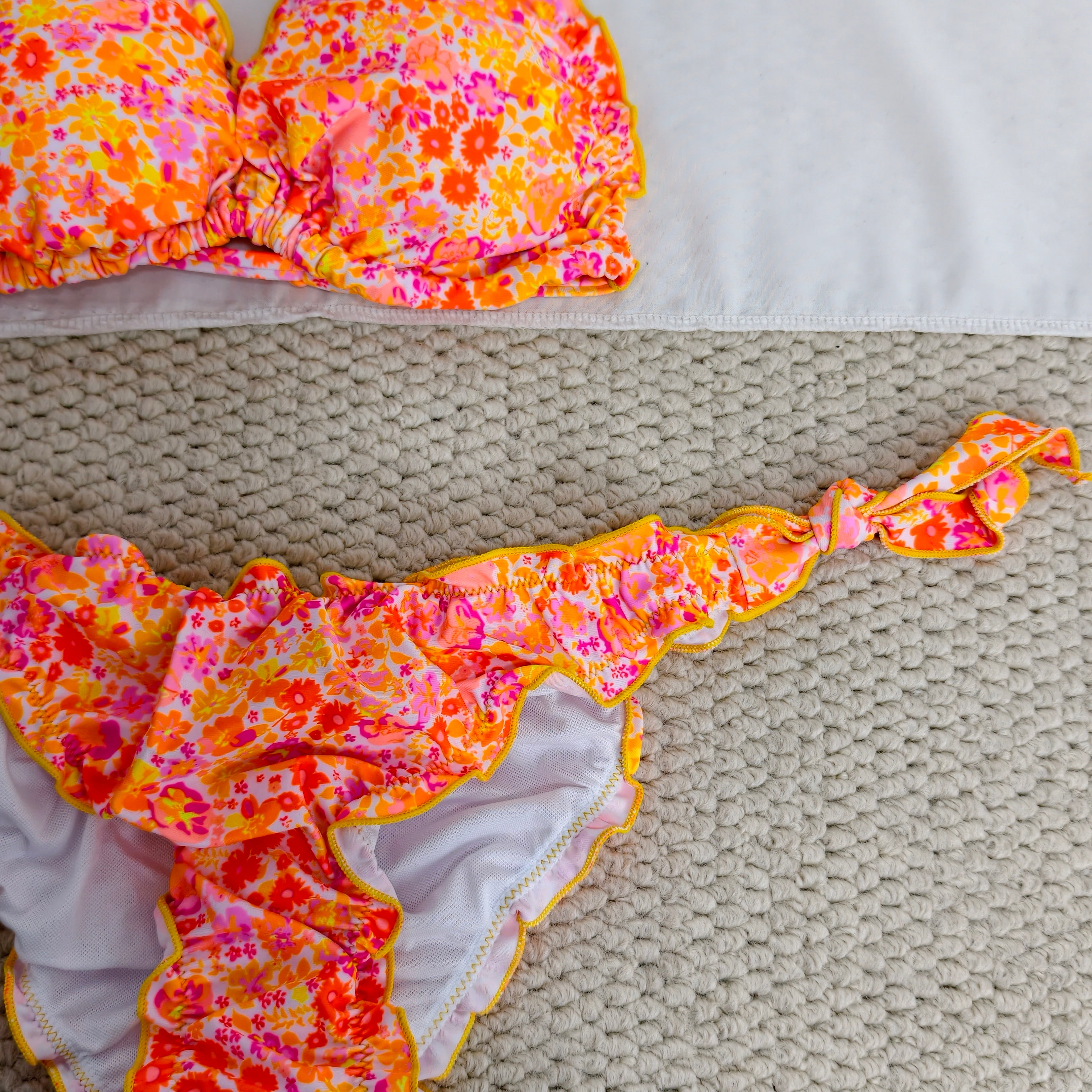Floral swimsuit two-piece swimsuit