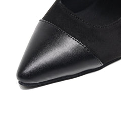 Women's 10cm Heel Velvet Dance Heels Ballroom Dance Shoes