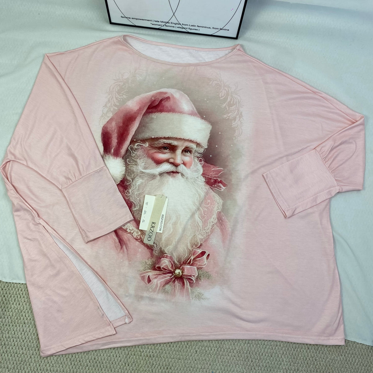 Christmas snowman printed crewneck shirt