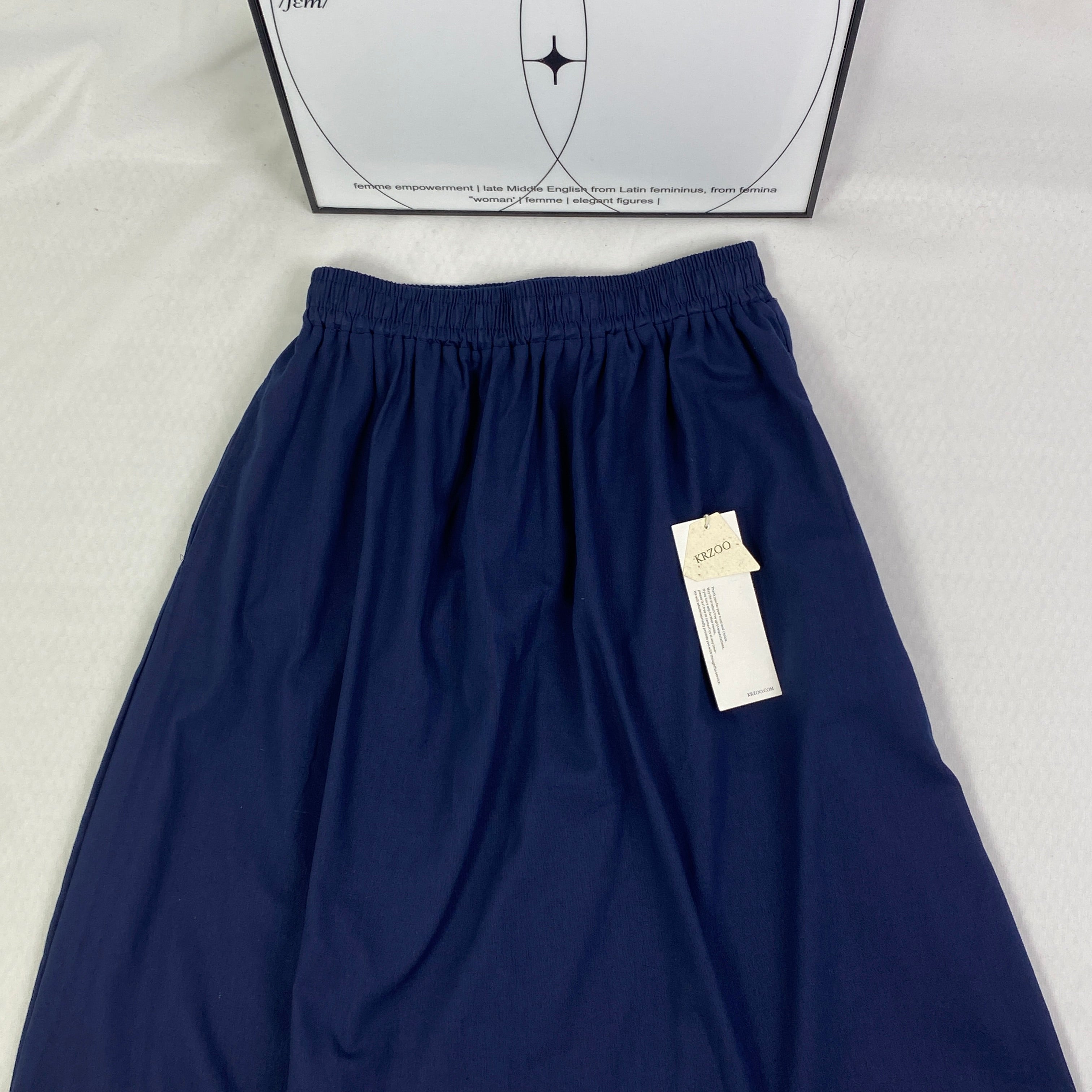 Cotton and linen loose wide-leg pants in solid color