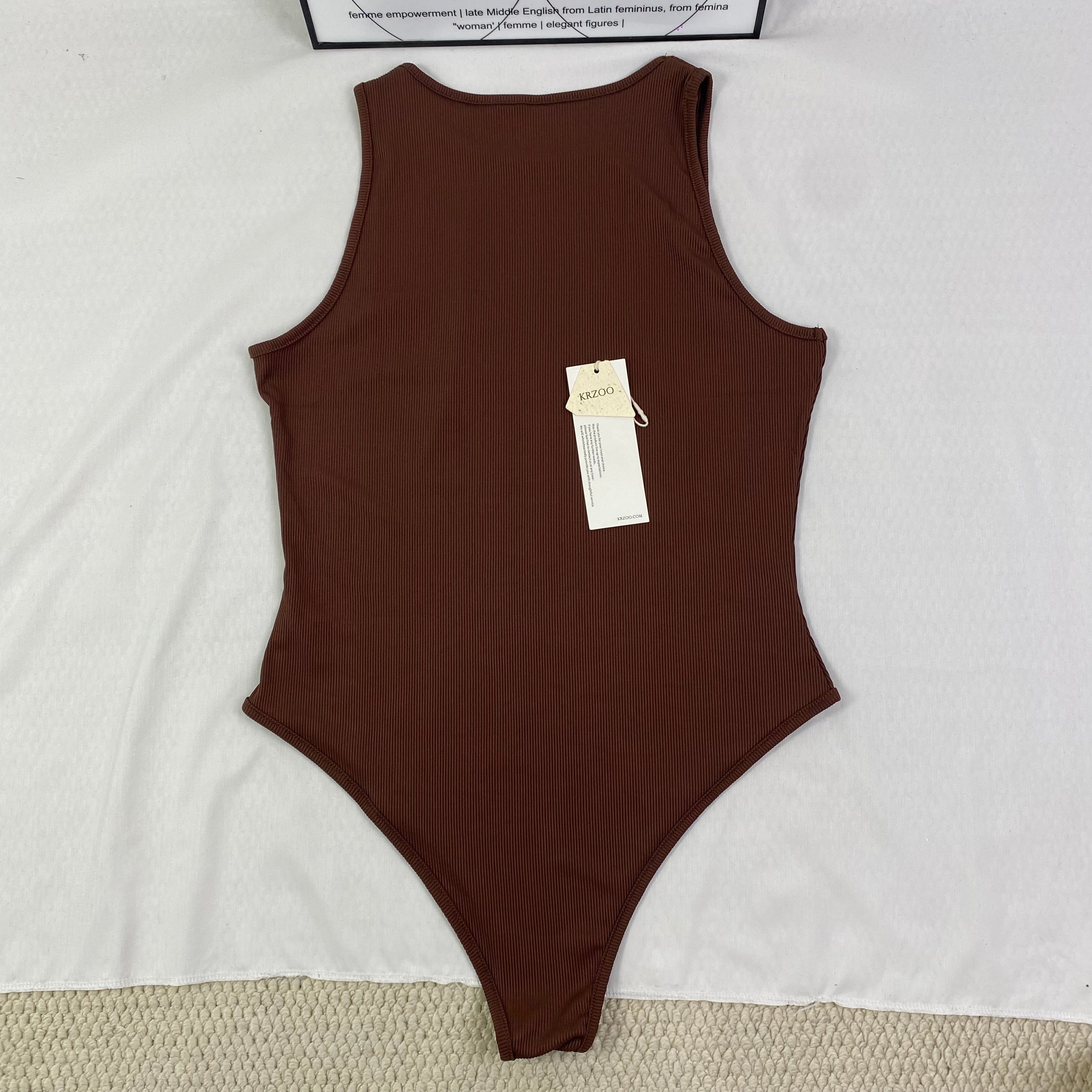 Double-layer nylon sleeveless one-piece vest