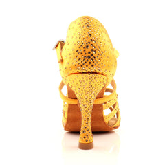 Women's Satin Customized Heel Latin Shoes Salsa Shoes Latin Shoes Salsa Shoes Ballroom Dance Shoes
