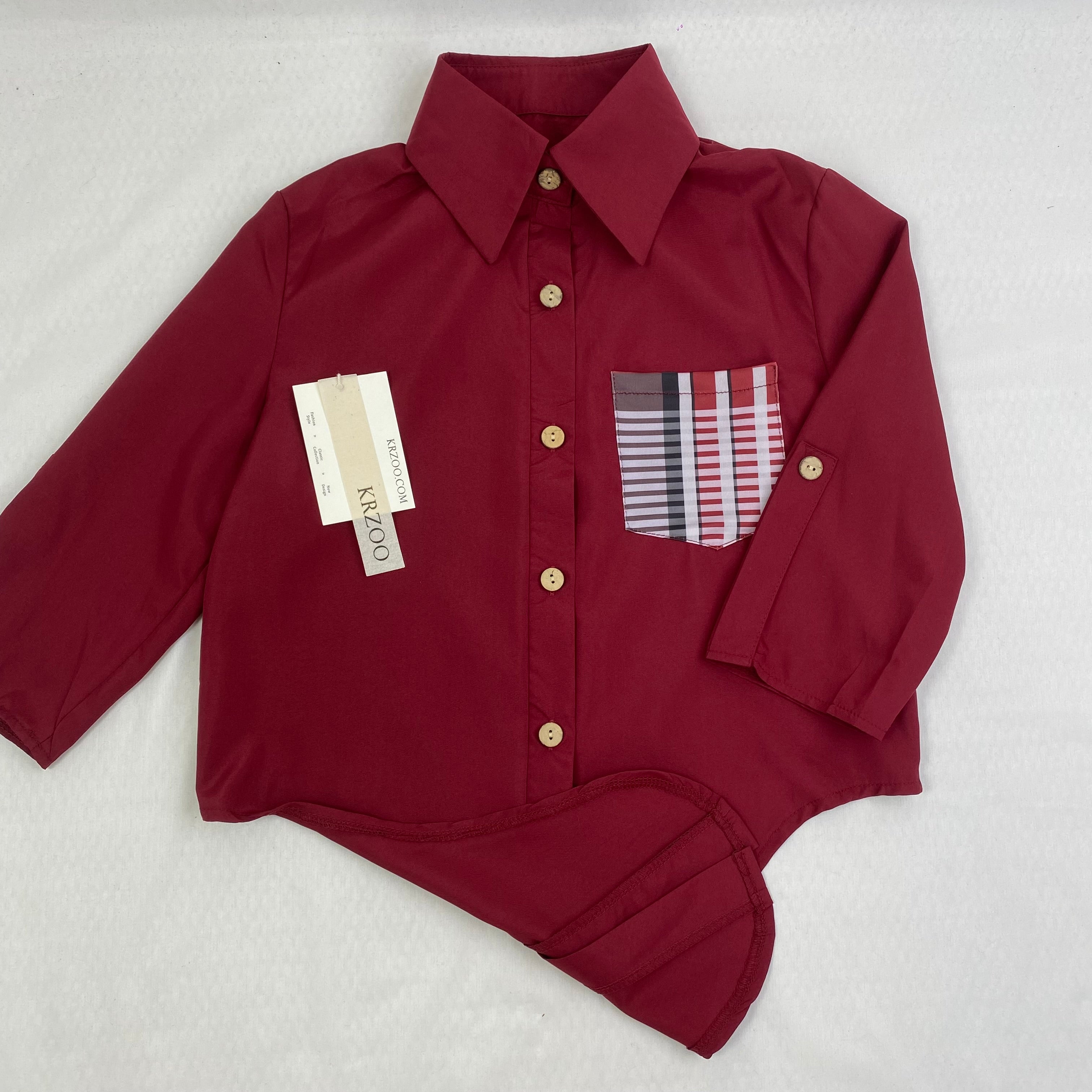 Loose-fitting commuting long-sleeved shirt