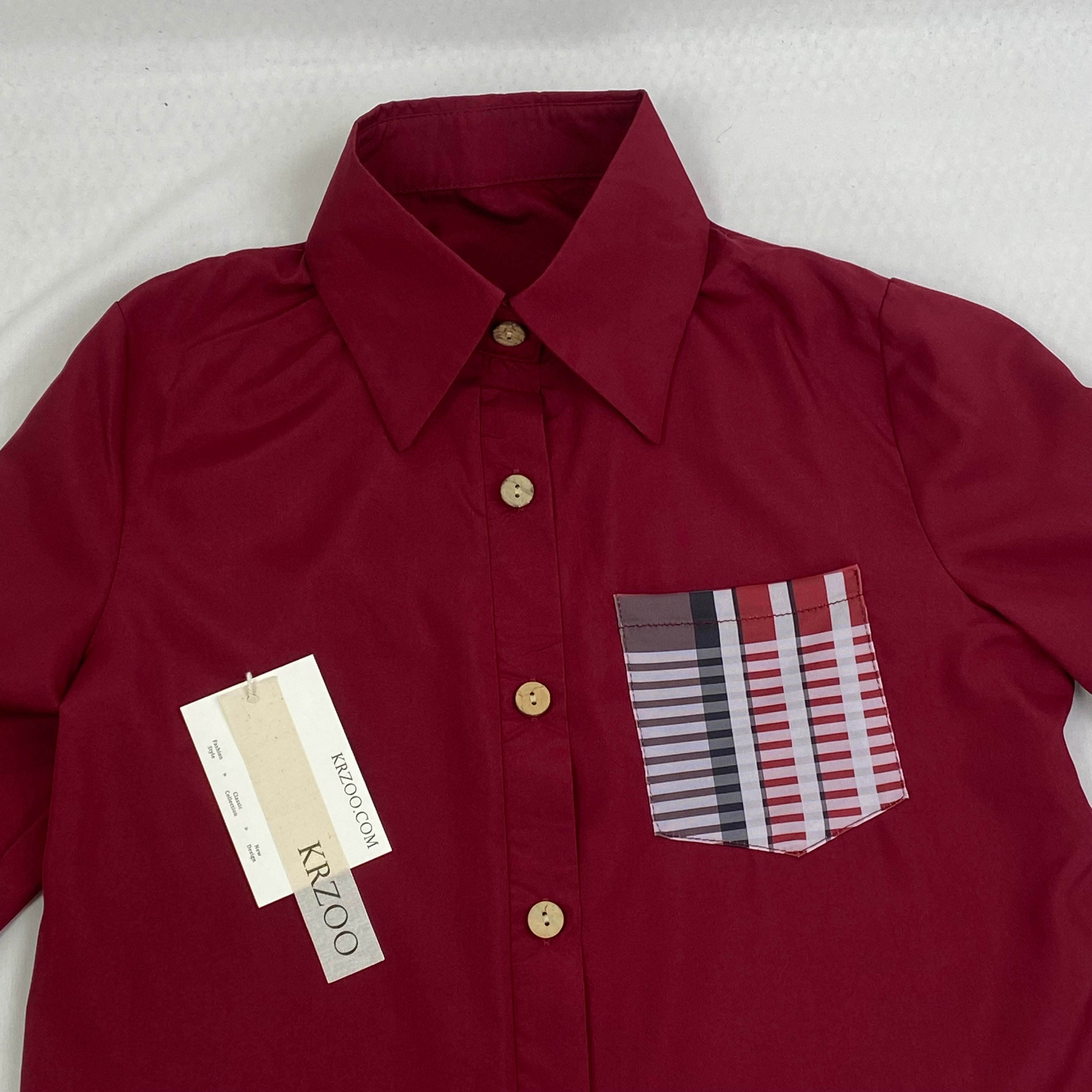 Loose-fitting commuting long-sleeved shirt