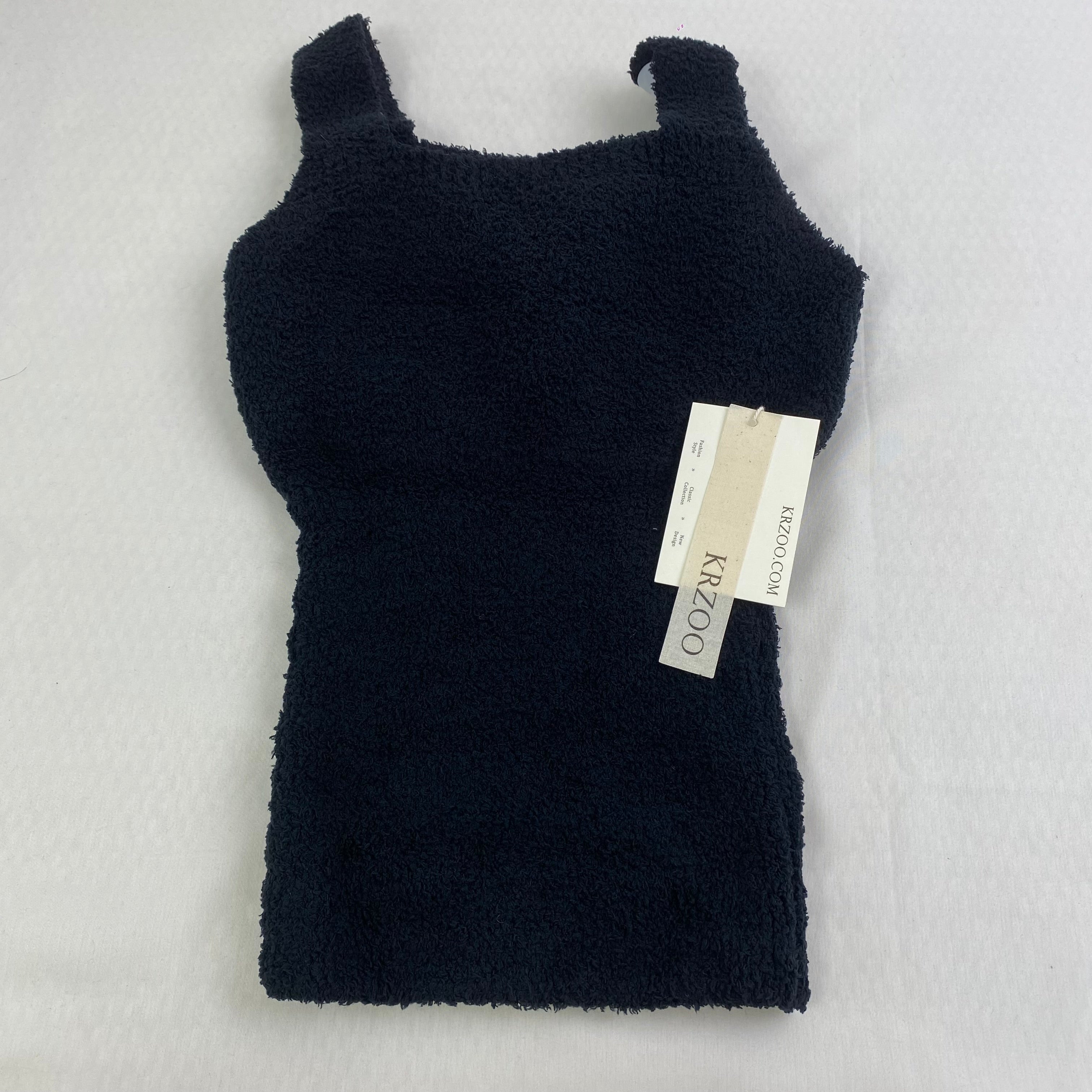Lamb fur warm vest with chest pad