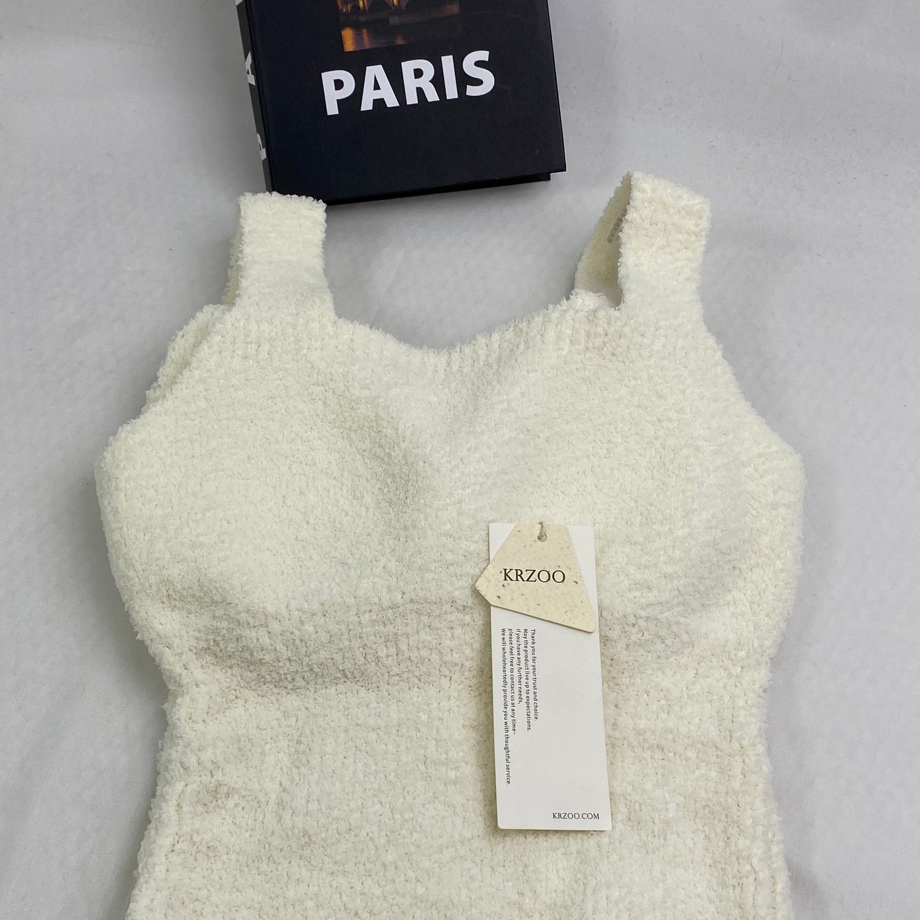Lambskin ribbon padded vest