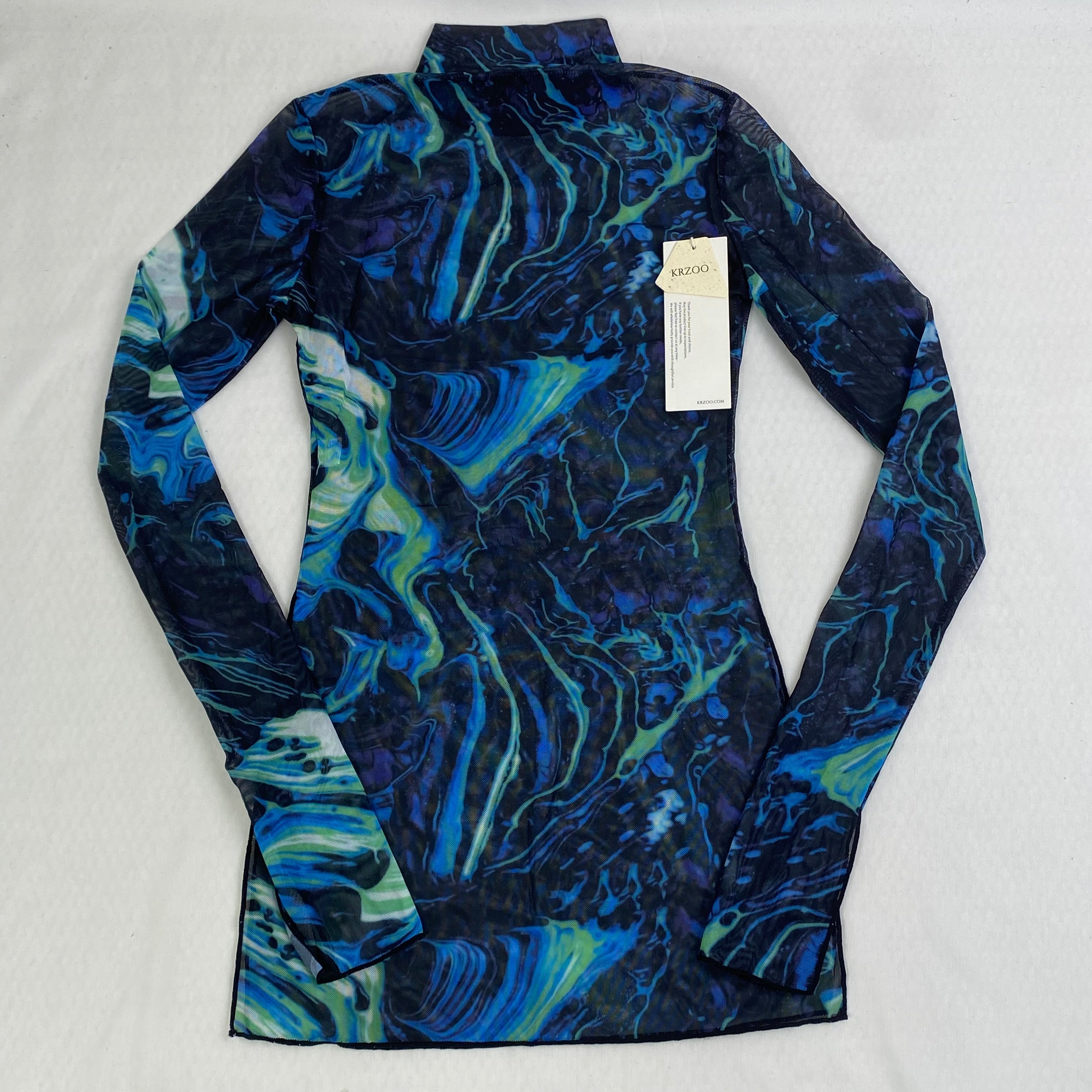 Dyed long-sleeved two-piece dress