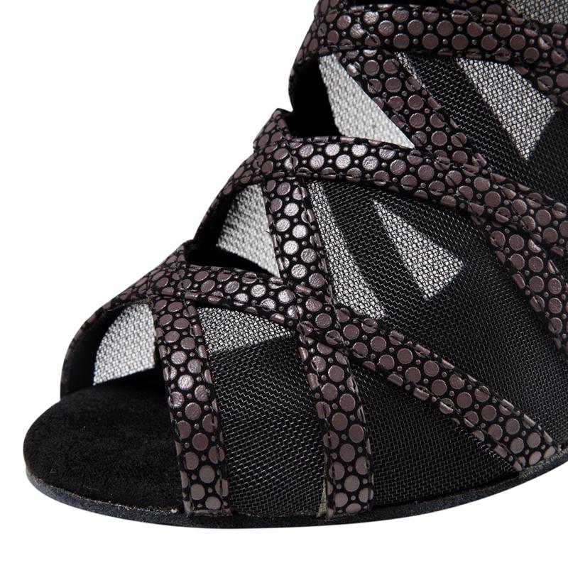 Women's Lace Customized Heel Salsa JazDance Shoes Heels Dance Boots