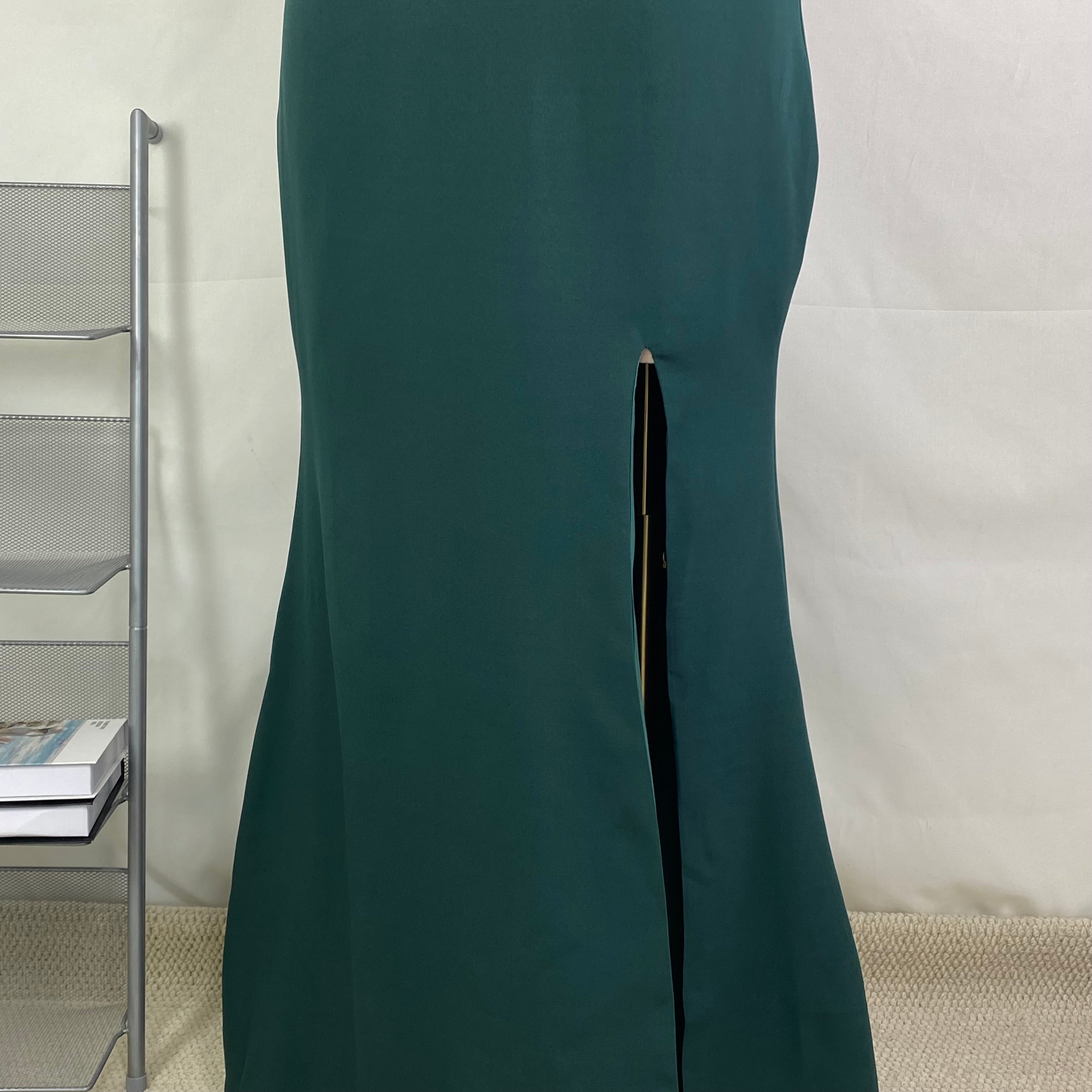 An elegant and flowing party dress