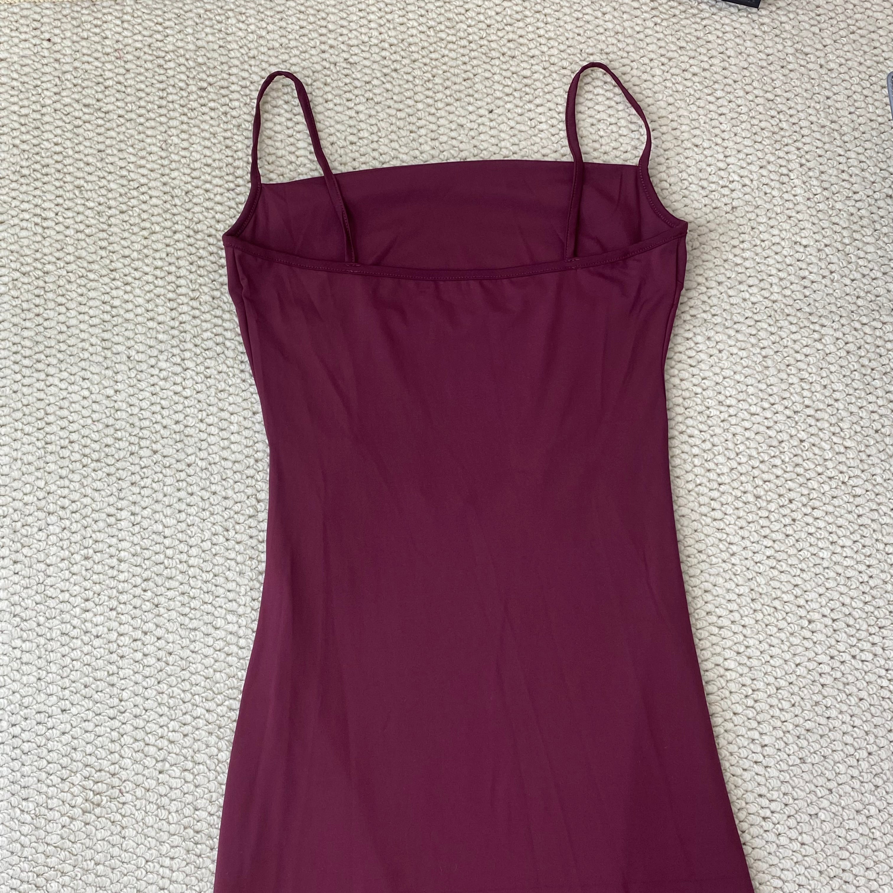 Ruffled waist bagging A-line fish-tail dress