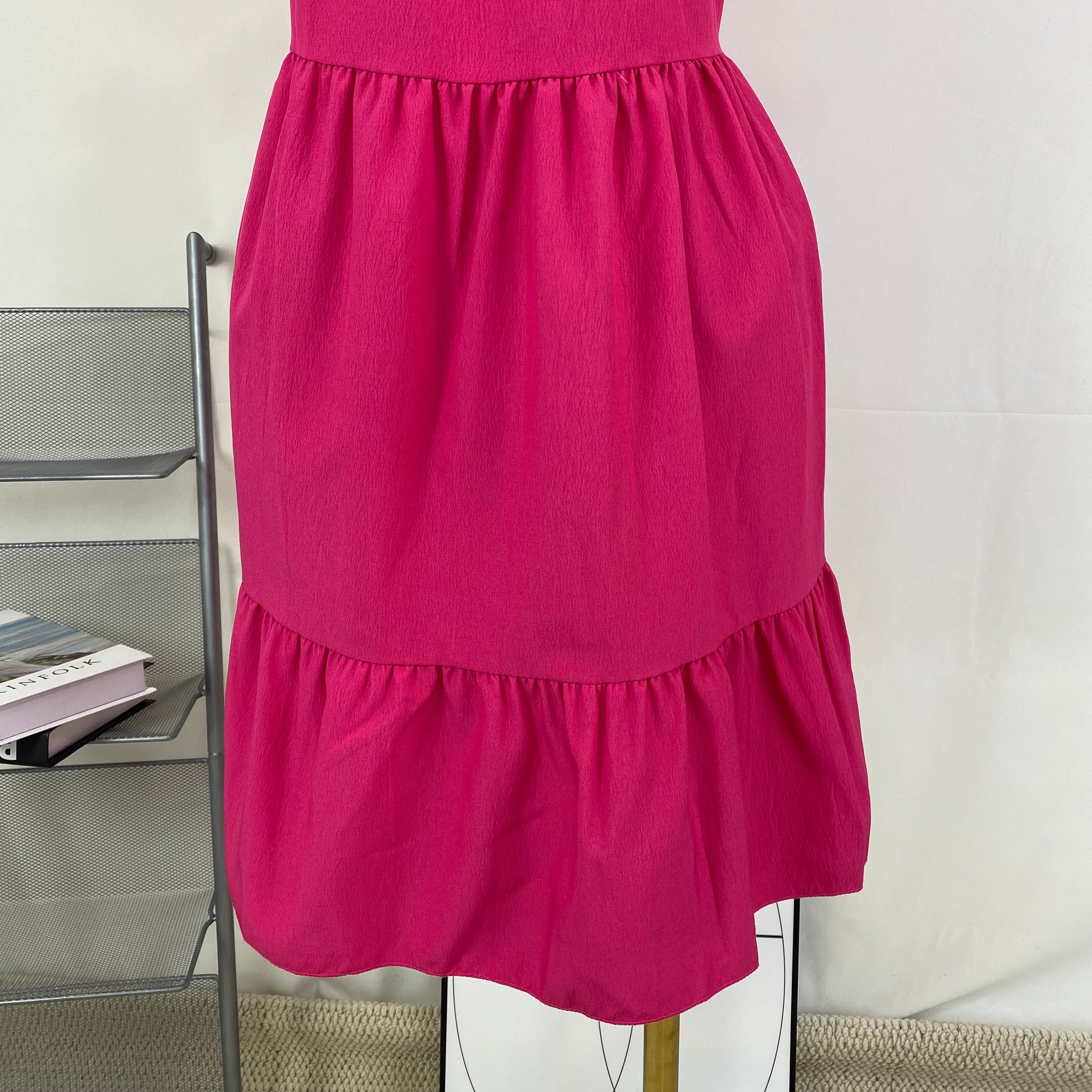 Solid-color loose short-sleeved casual dress