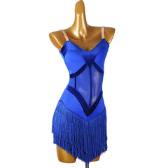 Customisable-Women's Tassel DanceWear Dance Dress Performance Wear