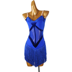 Customisable-Women's Tassel DanceWear Dance Dress Performance Wear