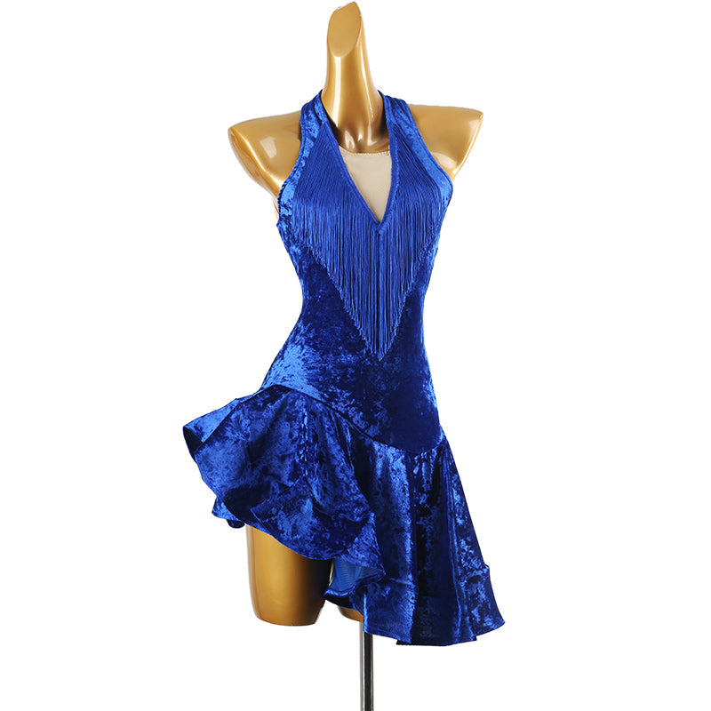 Customisable-Women's V-neck DanceWear Dance Dress Performance Wear