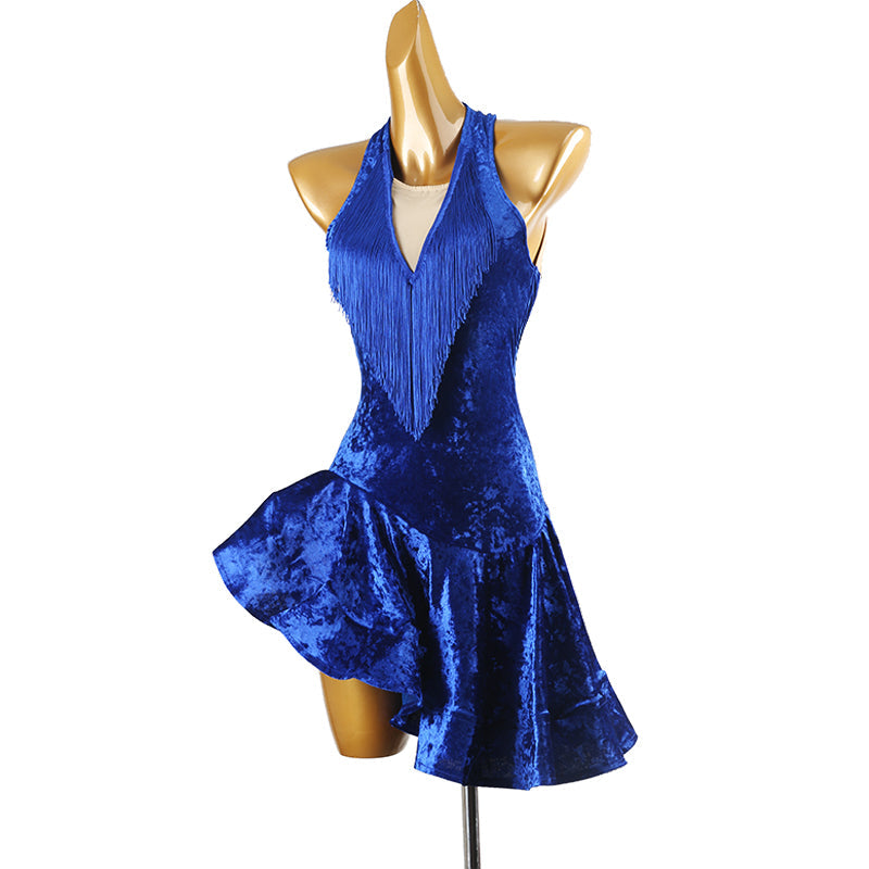 Customisable-Women's V-neck DanceWear Dance Dress Performance Wear