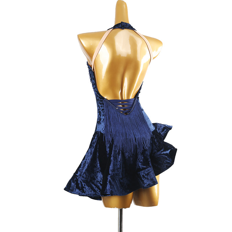 Customisable-Women's V-neck DanceWear Dance Dress Performance Wear