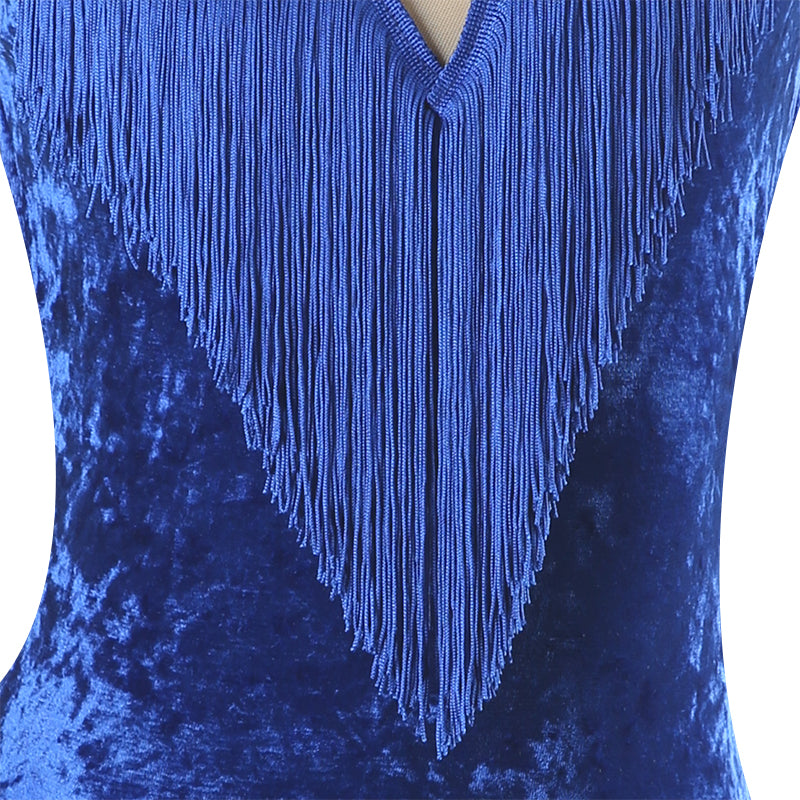 Customisable-Women's V-neck DanceWear Dance Dress Performance Wear