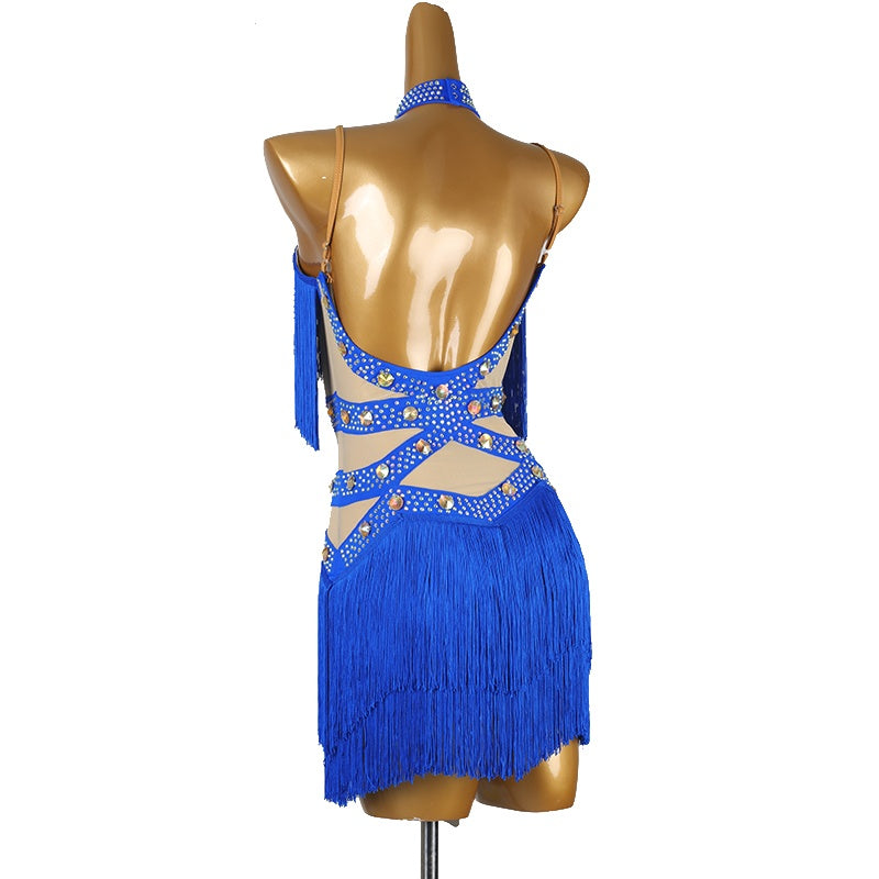 Customisable-Women's Tassel DanceWear Dance Dress Performance Wear