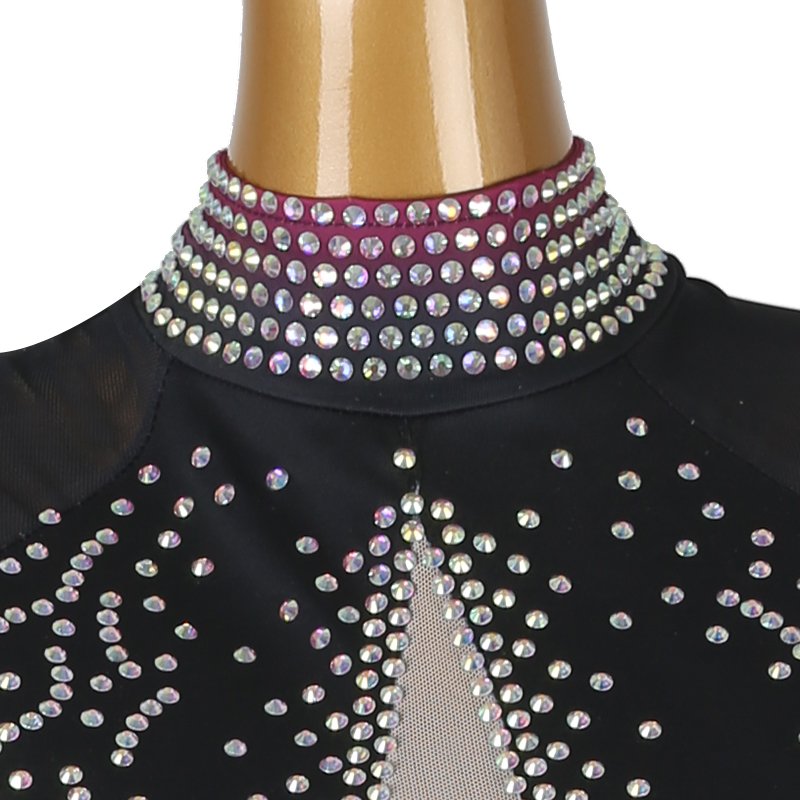 Customisable-Women's 3/4 Sleeve DanceWear Dance Dress Performance Wear
