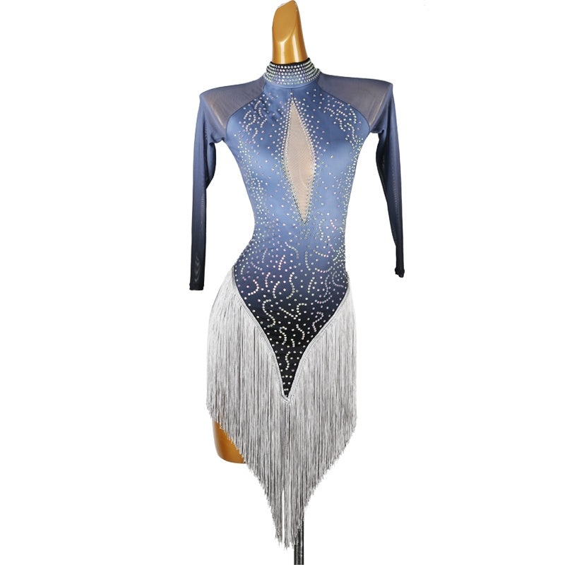 Customisable-Women's 3/4 Sleeve DanceWear Dance Dress Performance Wear