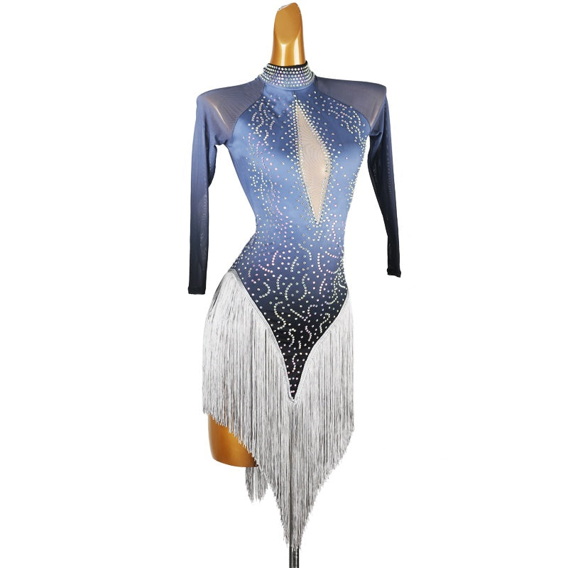 Customisable-Women's 3/4 Sleeve DanceWear Dance Dress Performance Wear