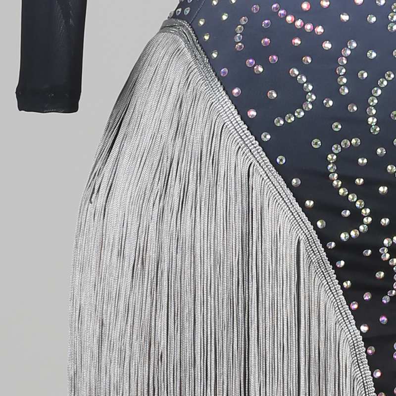 Customisable-Women's 3/4 Sleeve DanceWear Dance Dress Performance Wear