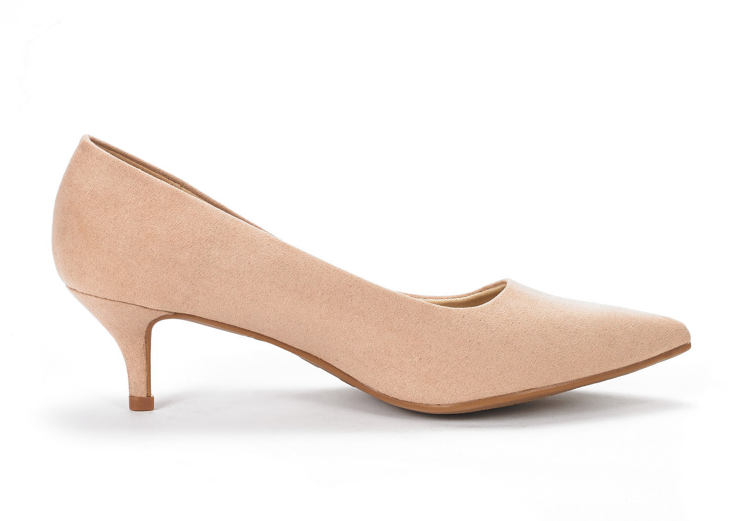 Kitten Heel Pointed Toe Pumps