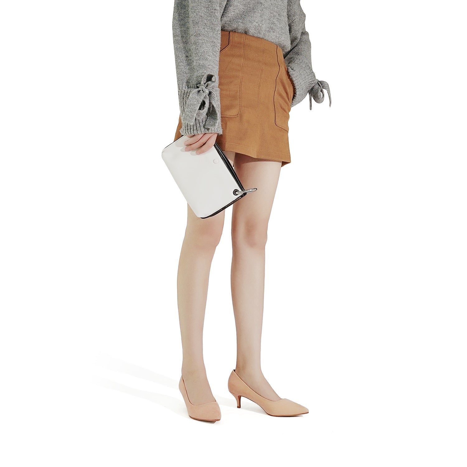 Kitten Heel Pointed Toe Pumps