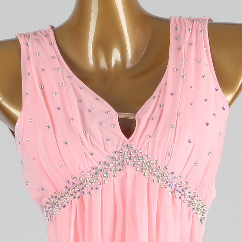 Customisable-Women's Sleeveless Modern Dance Performance Dress Ballroom Dance Dress