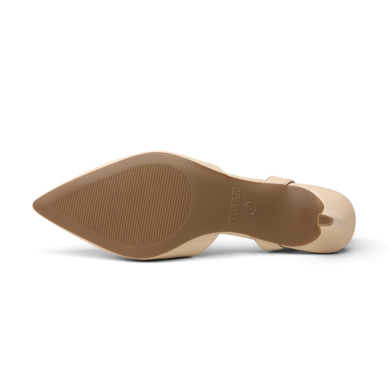 Ankle Strap Low Heel Pumps