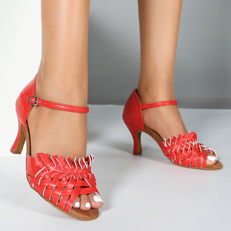 Women's Customized Heel Latin Dance Shoes Ballroom Dance Shoes