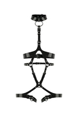 Naela Lacquer Leather Fullbody in Black