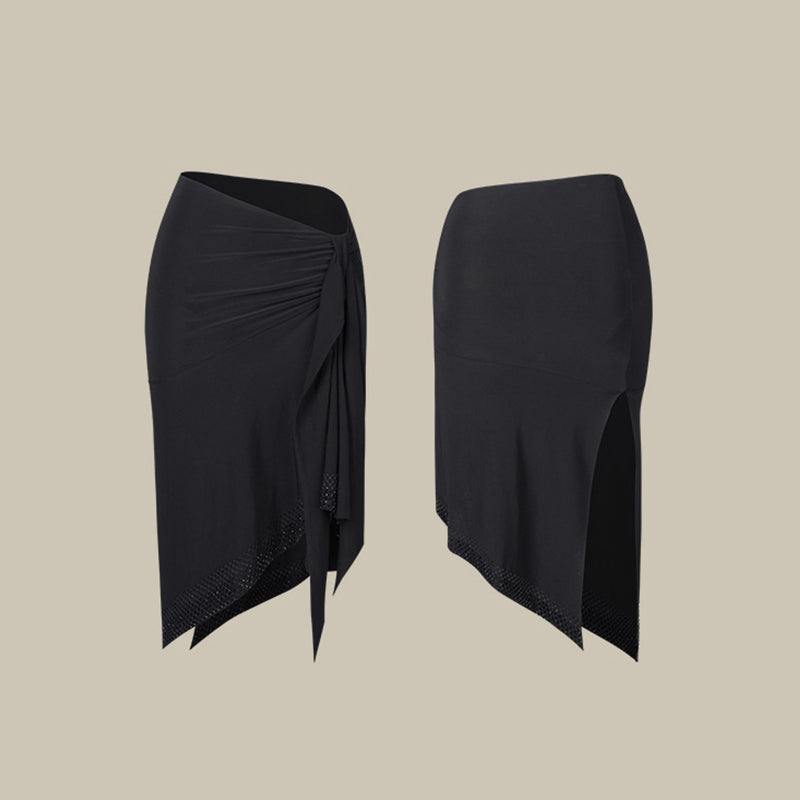 Women's Black Latin Dance Srt Training Short Srt Dancewear