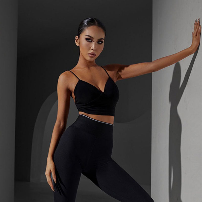 Women's Milk Silk Halter Latin Tops Practice Tops Latin Dance Wear