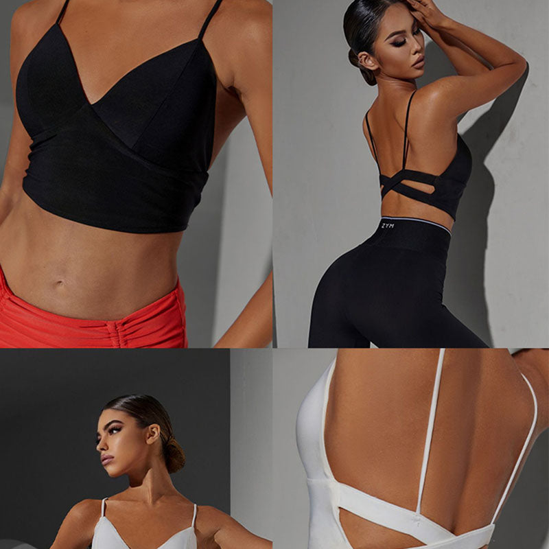 Women's Milk Silk Halter Latin Tops Practice Tops Latin Dance Wear