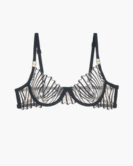 Thin Embroidered Bra