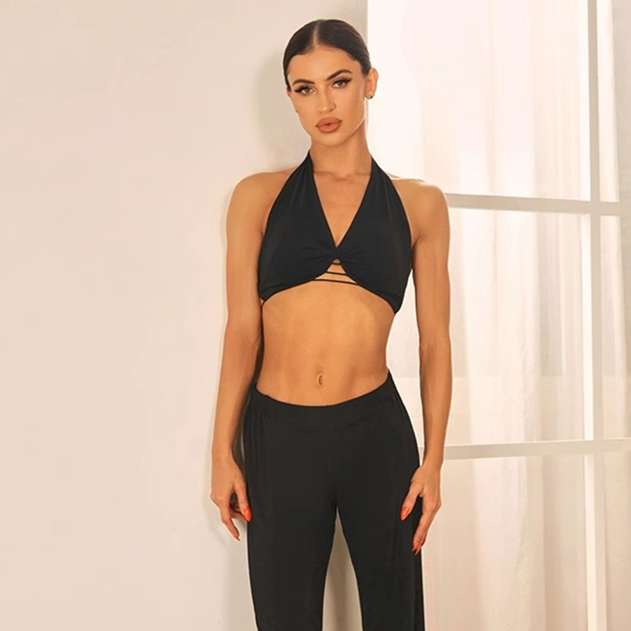 Women's Milk Silk Latin Tops Practice Tops Latin DanceWear