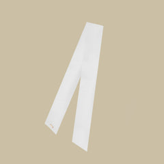 Women's White Cotton Dance Headband
