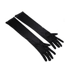 YJFY-Women's Latin Dance Velvet Long Gloves