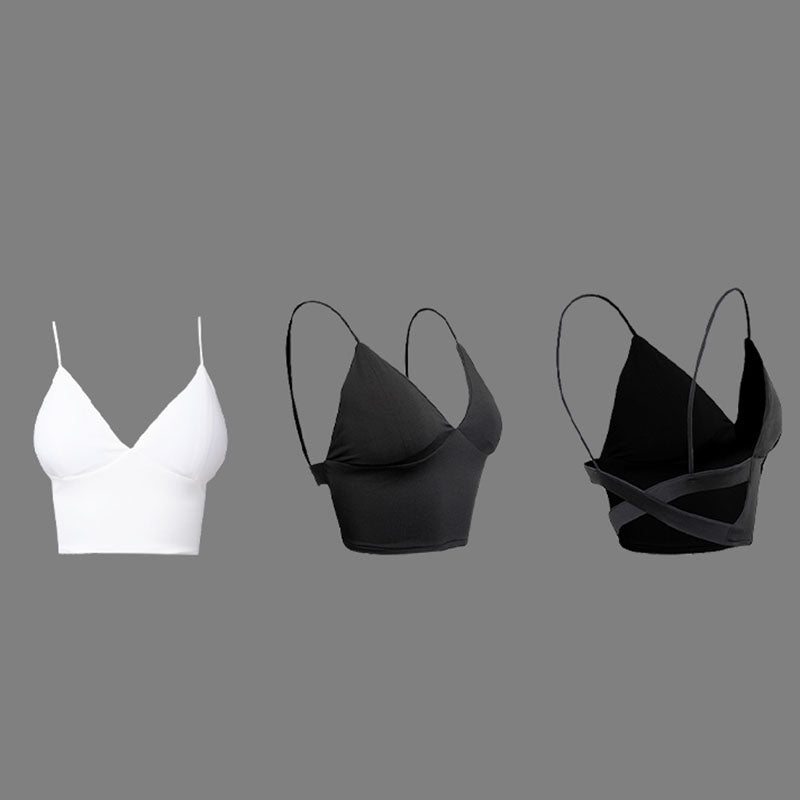 Women's Milk Silk Halter Latin Tops Practice Tops Latin Dance Wear