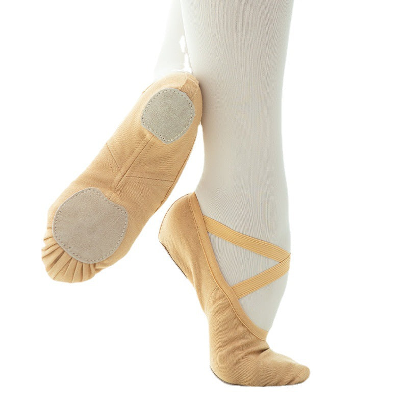 Women's Stretch Canvas Split-Sole Ballet Shoes