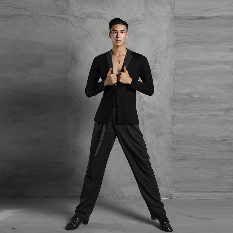 Men's Polyester Latin Pants Dance Wear