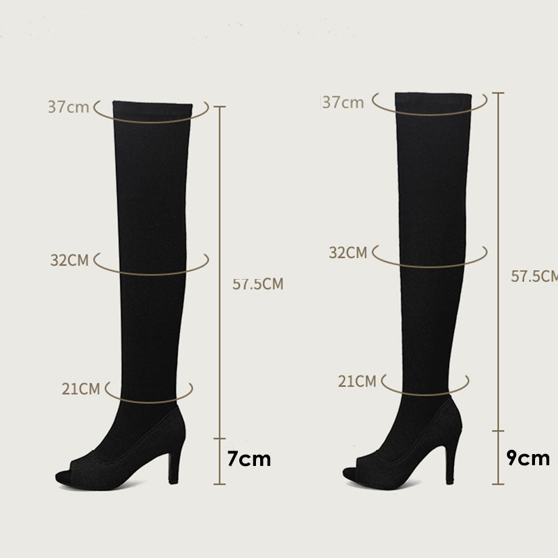 Women's 7cm/9cm Dance Heels Boots JazShoes Pole Dancing Shoes