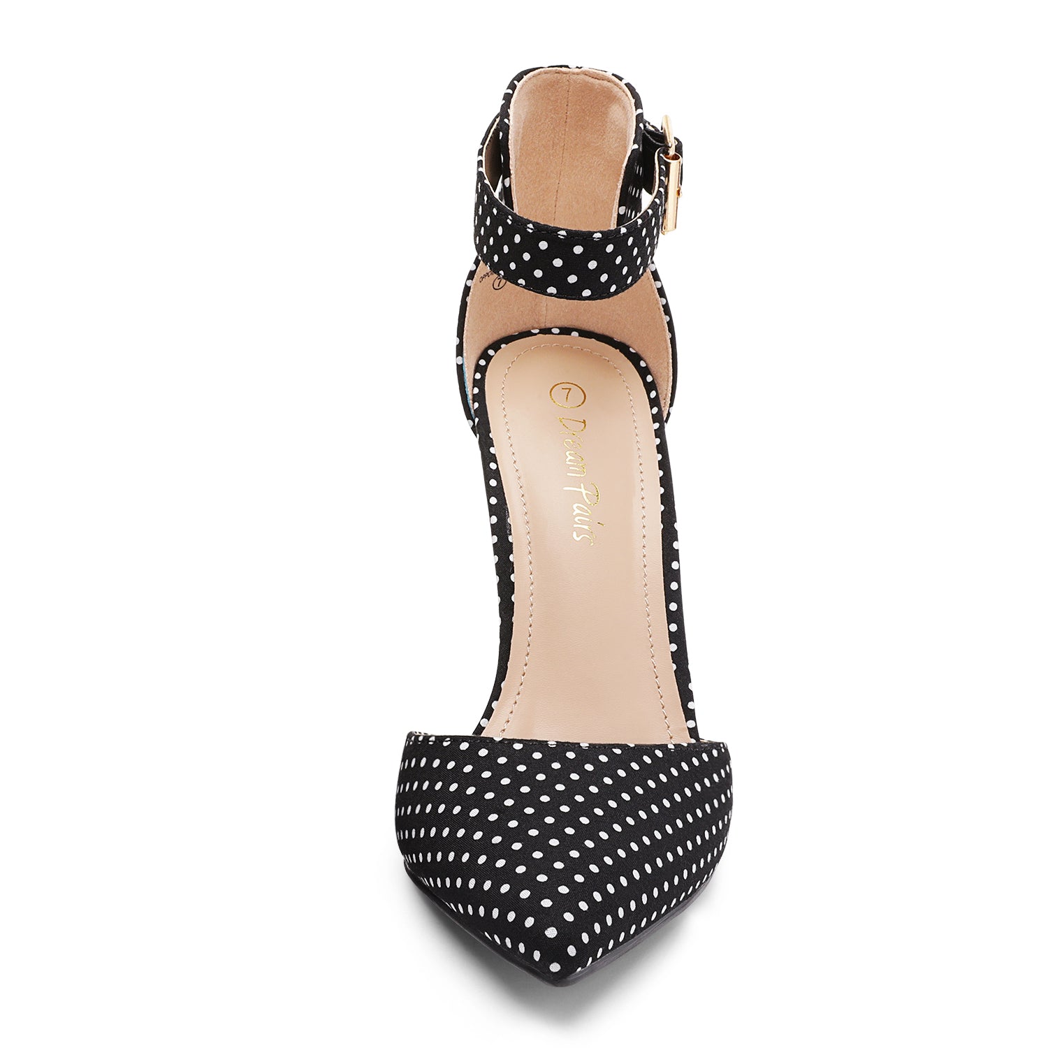 Pointed Toe Ankle Strap Stiletto Pumps