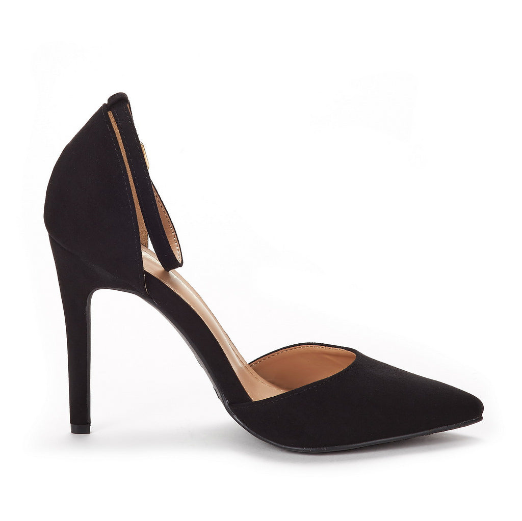 Ankle Strap Pointed Toe Stiletto Heels Pumps